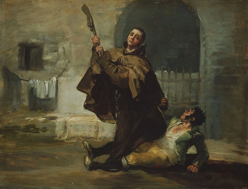 Francisco de Goya y Lucientes - 325, Frate Pedro bastona El Maragato, Art Institute of Chicago, Chicago